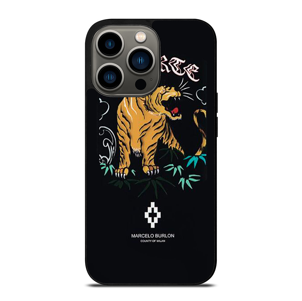 MARCELO BURLON TIGER LOGO 2 iPhone 13 Pro Case Cover