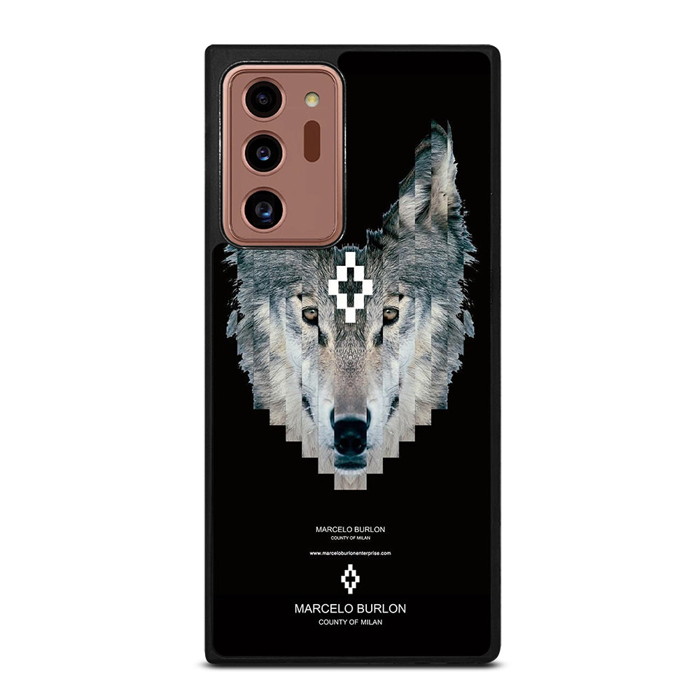 MARCELO BURLON WOLF LOGO Samsung Galaxy Note 20 Ultra Case Cover
