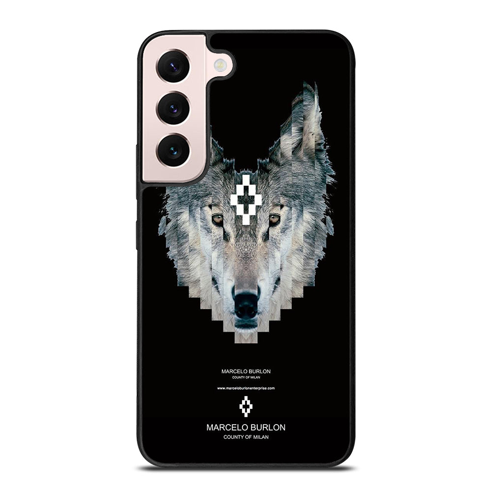 MARCELO BURLON WOLF LOGO Samsung Galaxy S22 Plus Case Cover