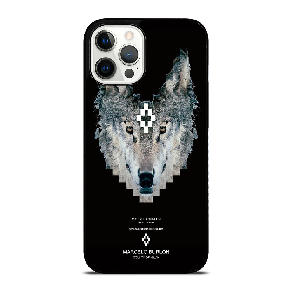MARCELO BURLON WOLF LOGO iPhone 12 Pro Max Case Cover