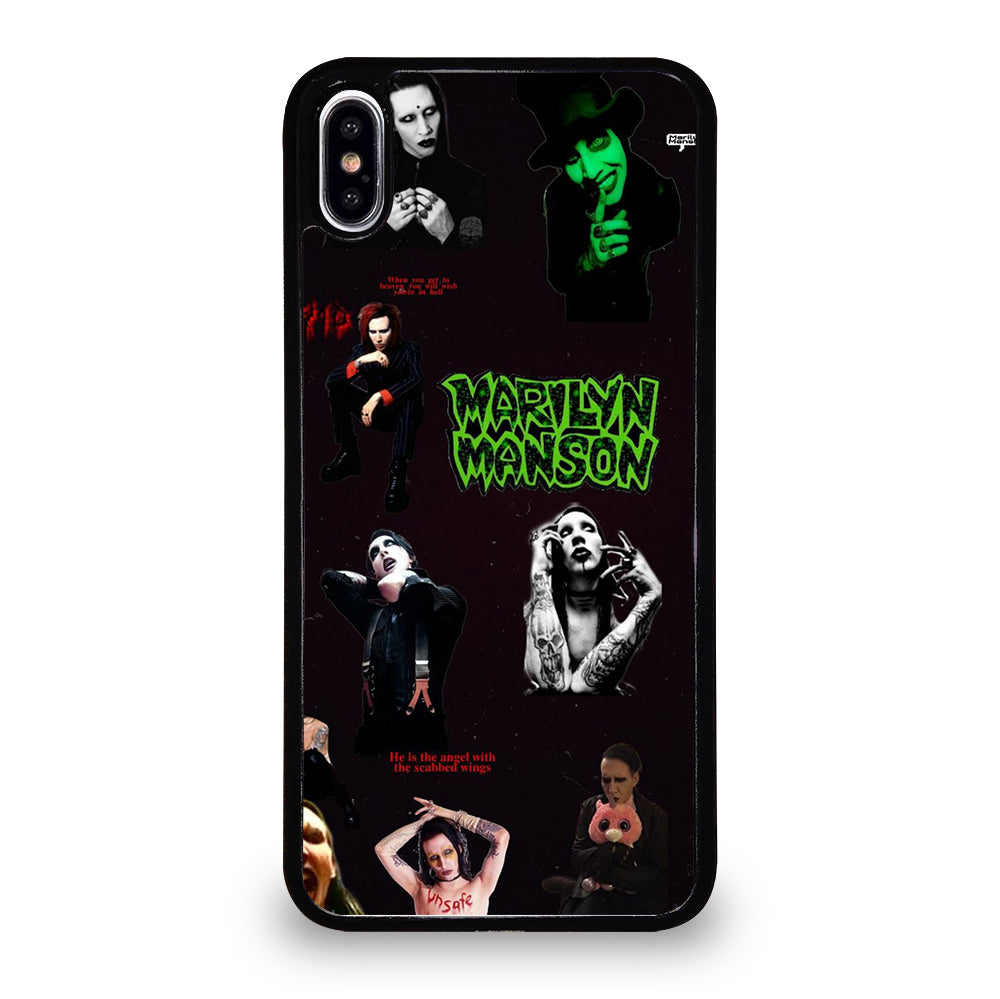 MARILYN MANSON COLLAGE 2 iPhone XS Max Case Cover