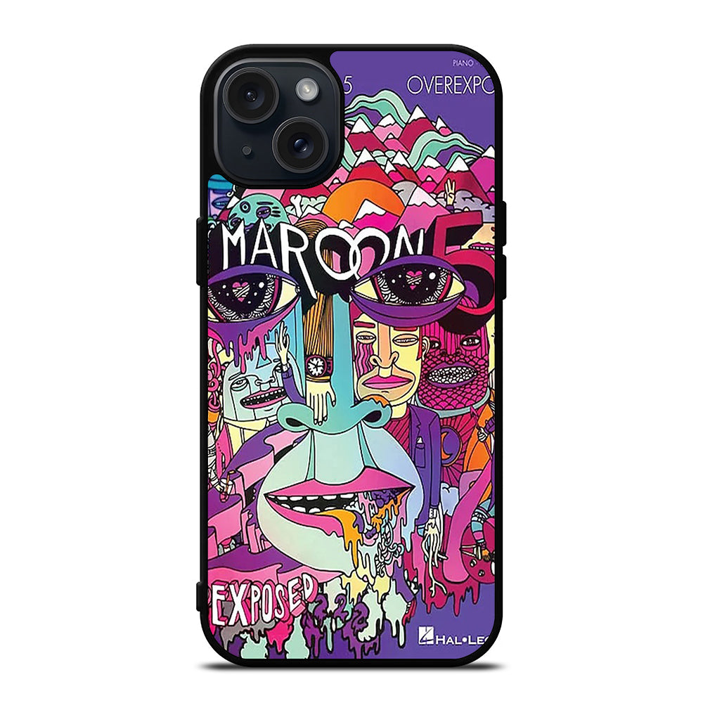 MAROON 5 ART BAND POSTER iPhone 15 Plus Case Cover