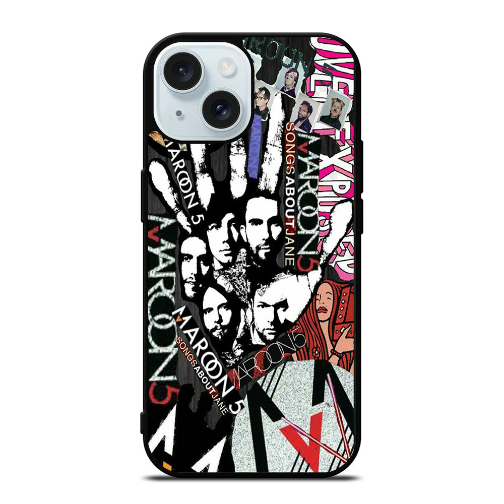 MAROON 5 BAND POSTER 2 iPhone 15 Case Cover