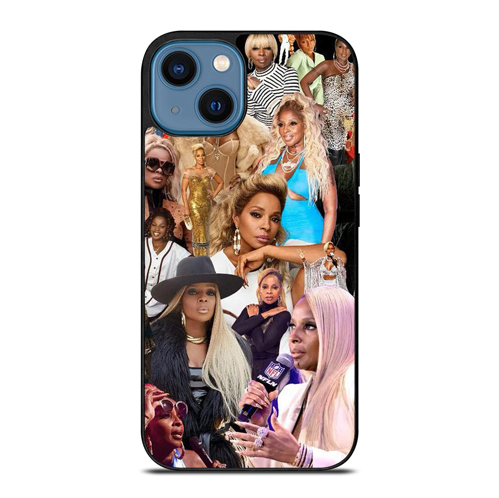MARY J COLLAGE iPhone 14 Case Cover