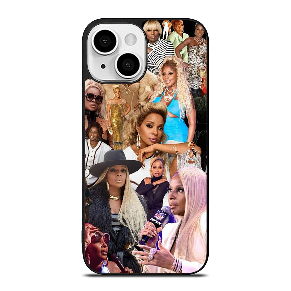 MARY J COLLAGE iPhone 13 Mini Case Cover