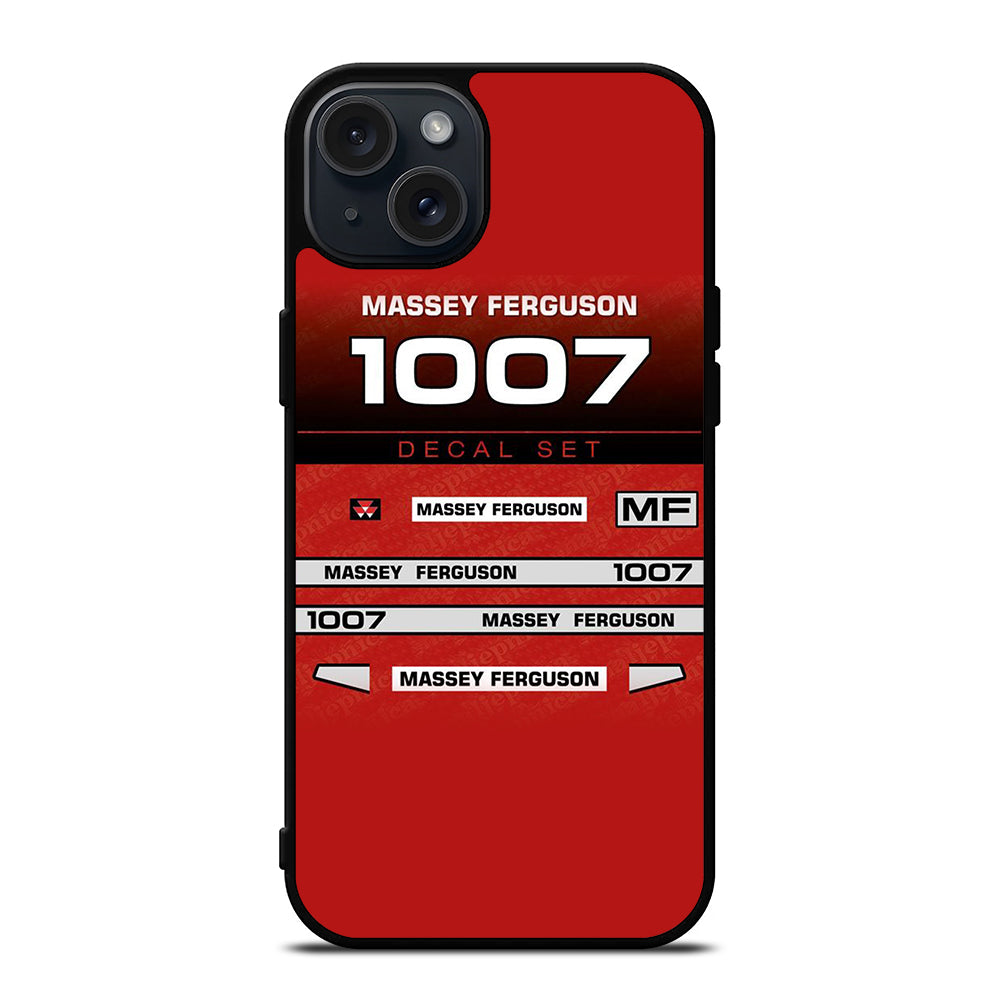 MASSEY FERGUSON TRACTOR DECAL SET iPhone 15 Plus Case Cover