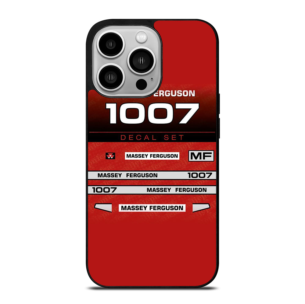 MASSEY FERGUSON TRACTOR DECAL SET iPhone 14 Pro Case Cover
