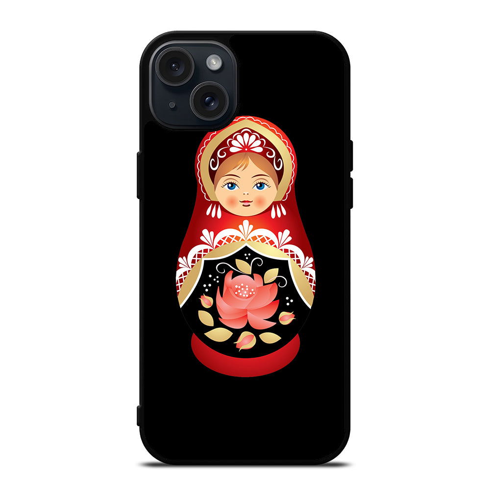 MATRYOSHKA NESTING DOLLS RUSSIAN 3 iPhone 15 Plus Case Cover