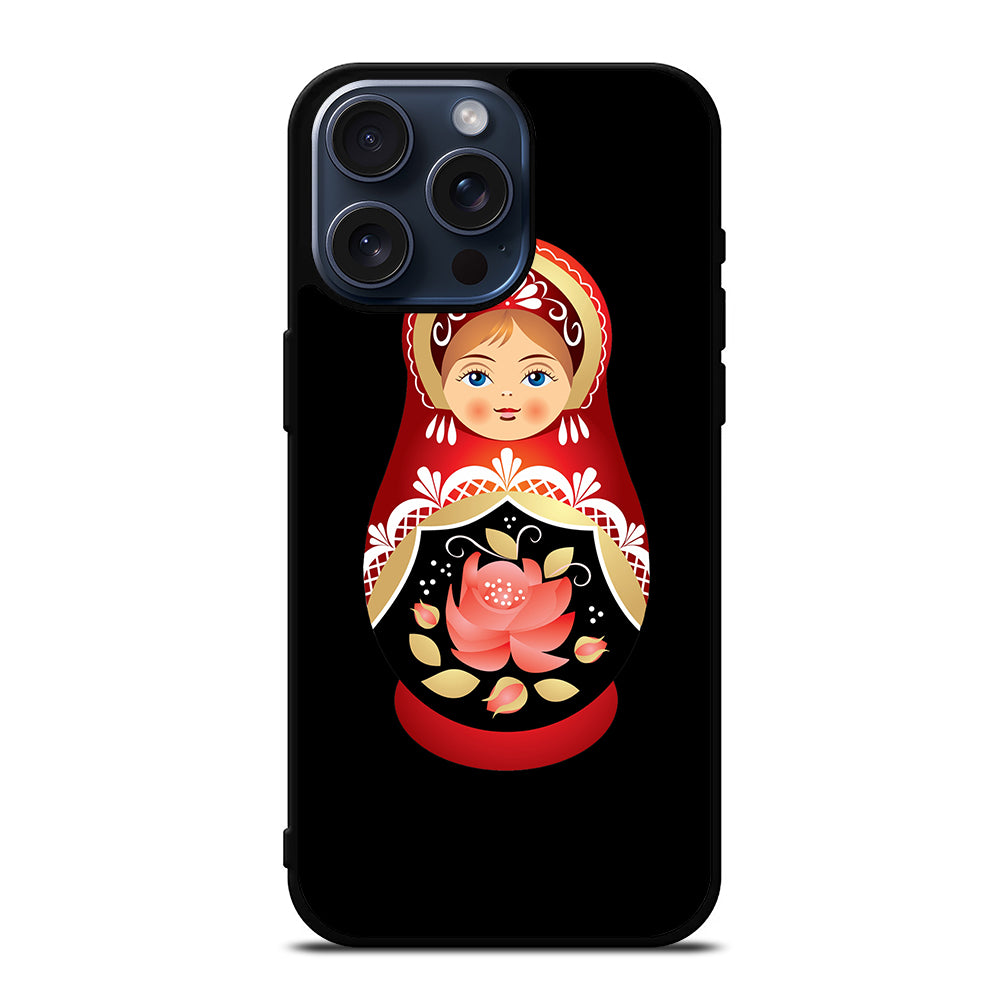 MATRYOSHKA NESTING DOLLS RUSSIAN 3 iPhone 15 Pro Max Case Cover