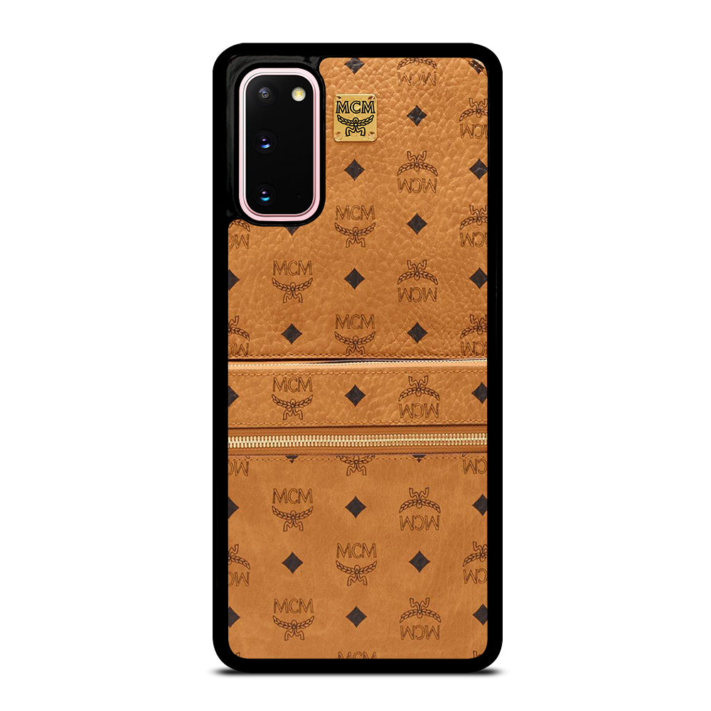 MCM WORLD WIDE BROWN LOGO 1 Samsung Galaxy S20 Case Cover