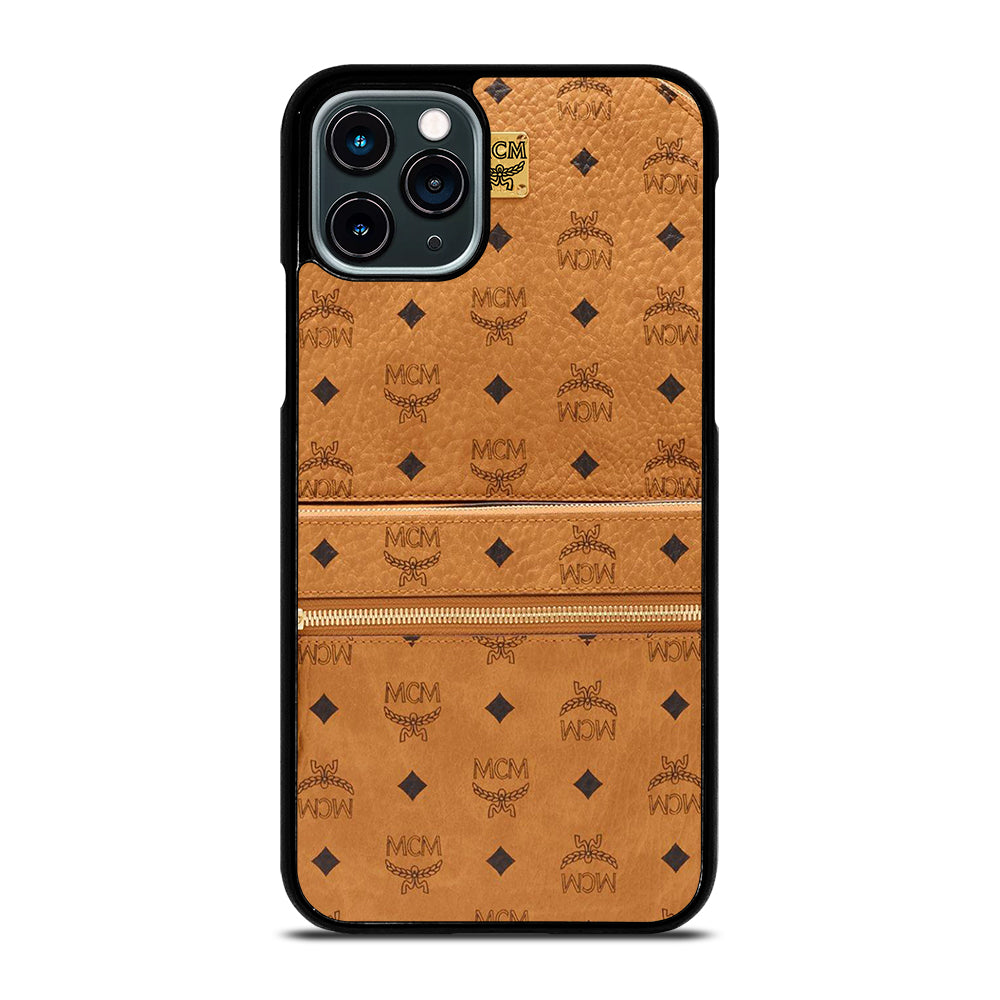 MCM WORLD WIDE BROWN LOGO 1 iPhone 11 Pro Case Cover