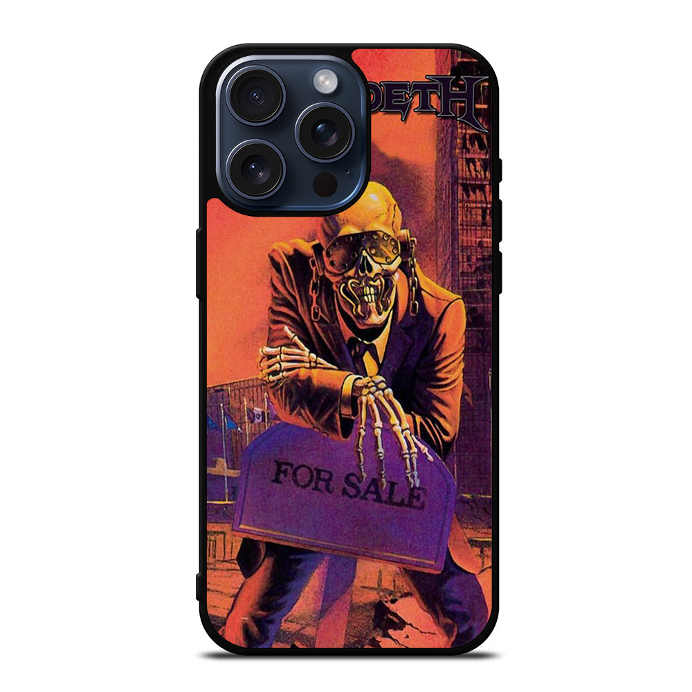 MEGADETH FOR SALE iPhone 15 Pro Max Case Cover