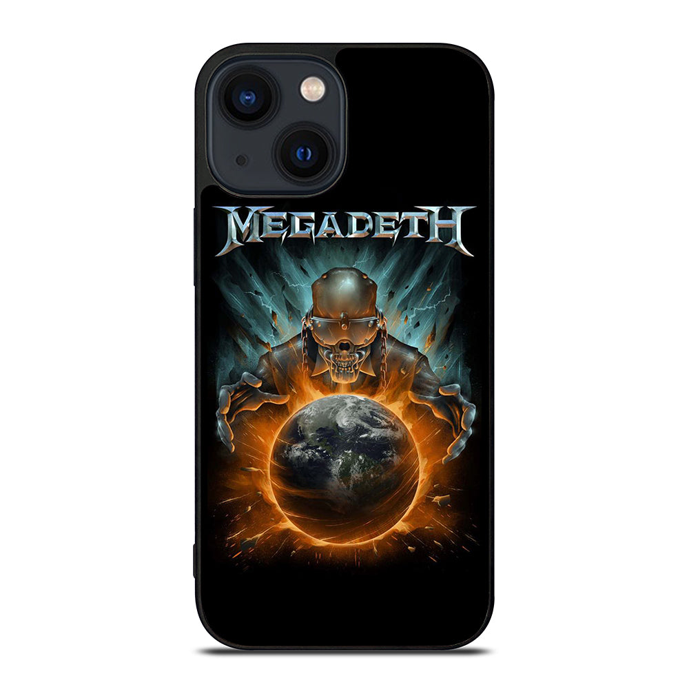 MEGADETH SKULL BLACK iPhone 14 Plus Case Cover