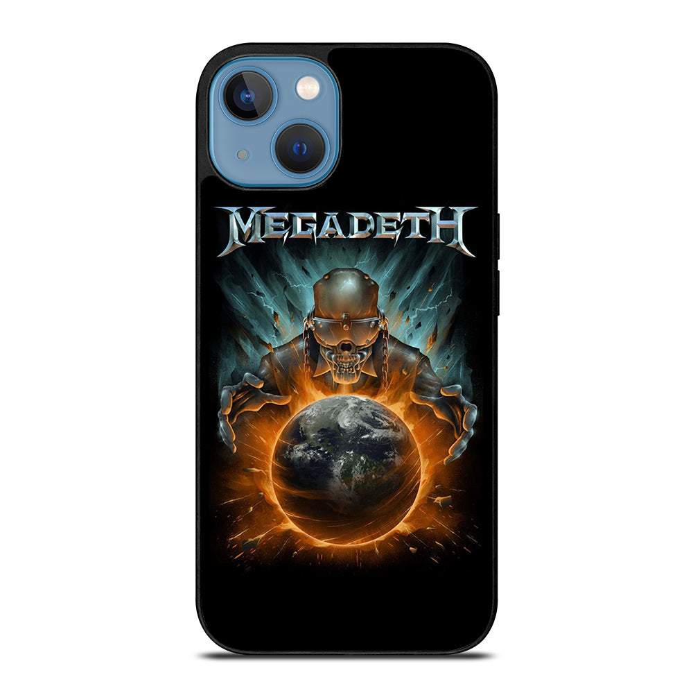 MEGADETH SKULL BLACK iPhone 13 Case Cover