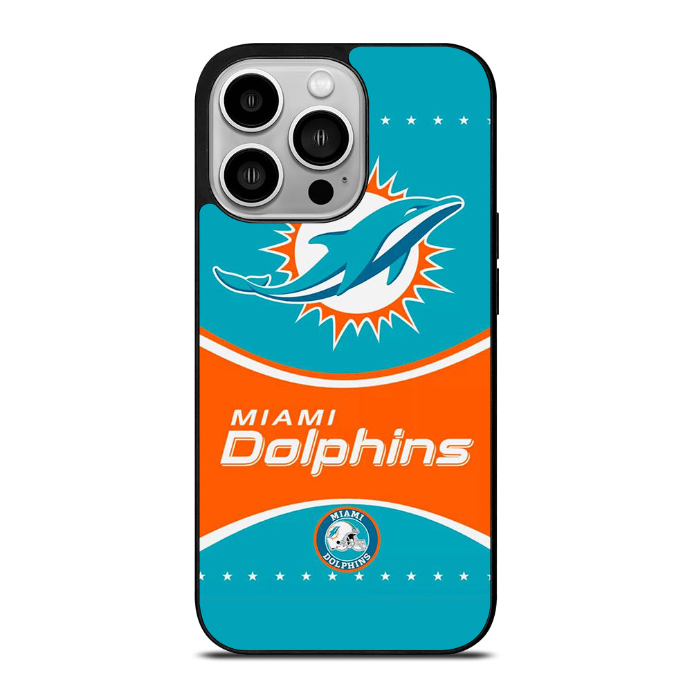 MIAMI DOLPHINS NFL FOOTBALL LOGO 2 iPhone 14 Pro Case Cover
