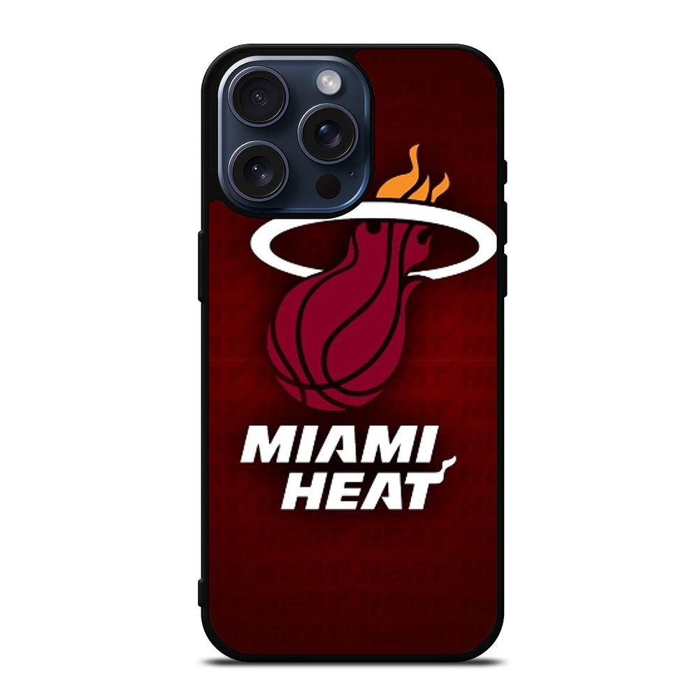 MIAMI HEAT NBA SYMBOL iPhone 15 Pro Max Case Cover