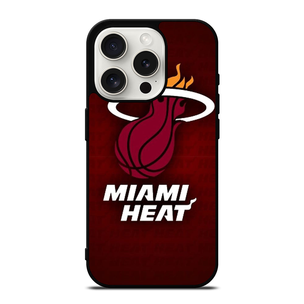 MIAMI HEAT NBA SYMBOL iPhone 15 Pro Case Cover