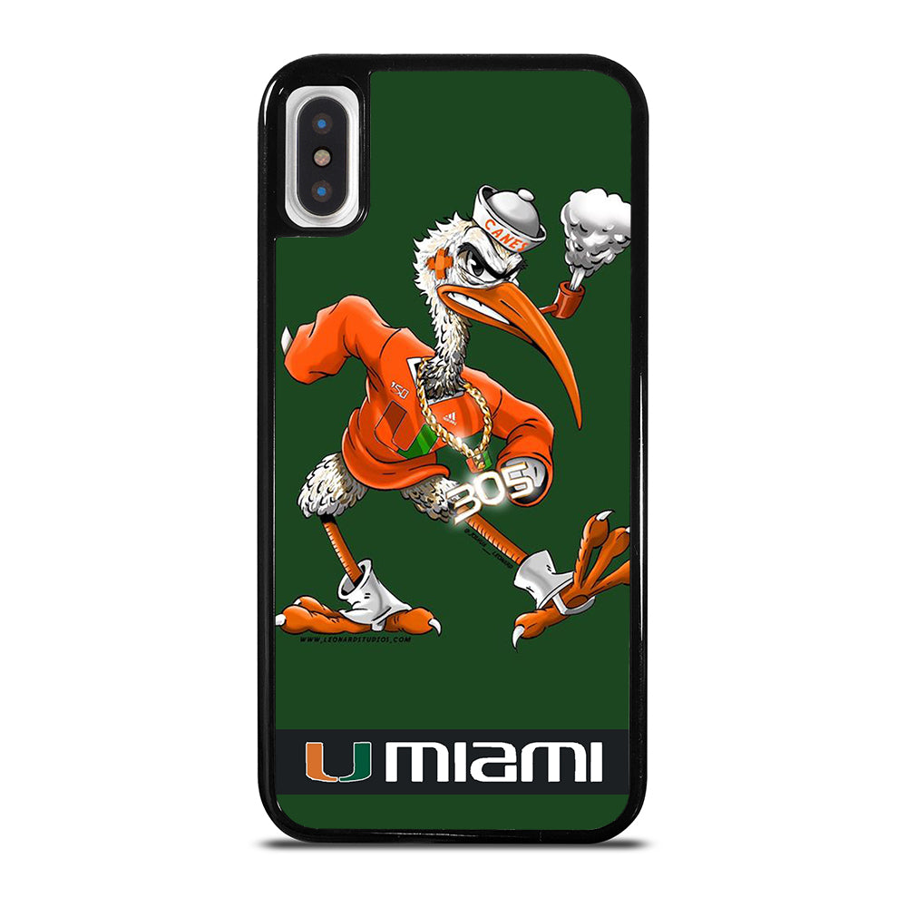 MIAMI HURRICANES MASCOT iPhone X / XS Case Cover