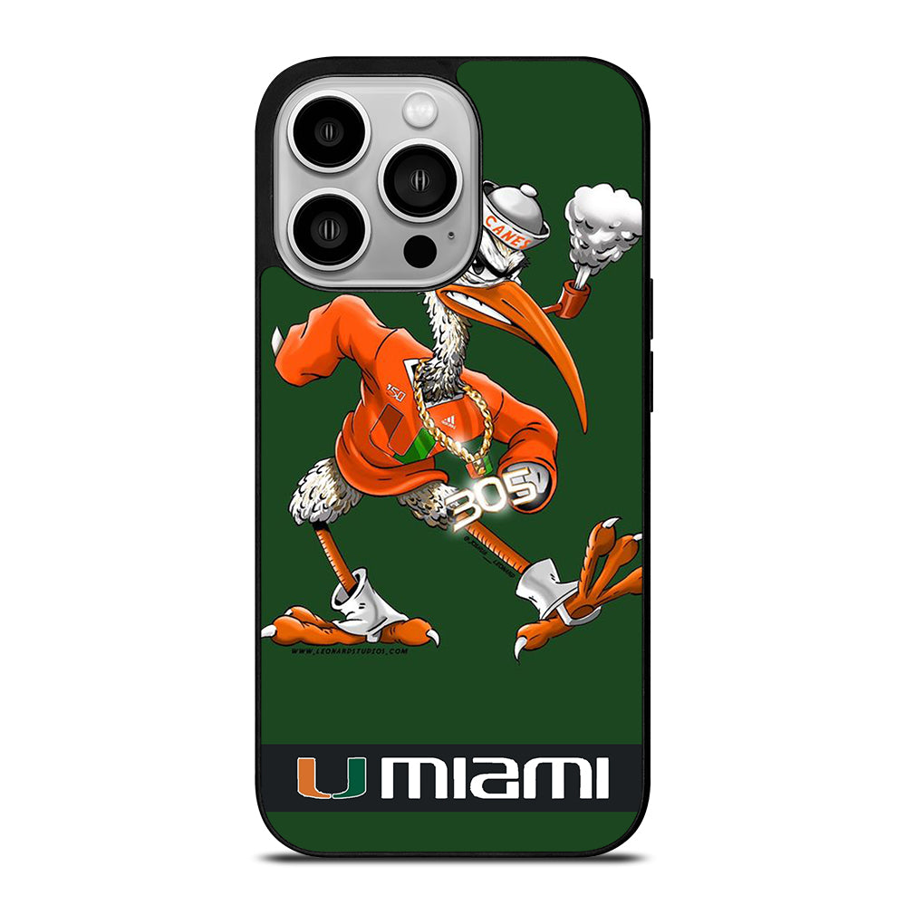 MIAMI HURRICANES MASCOT iPhone 14 Pro Case Cover