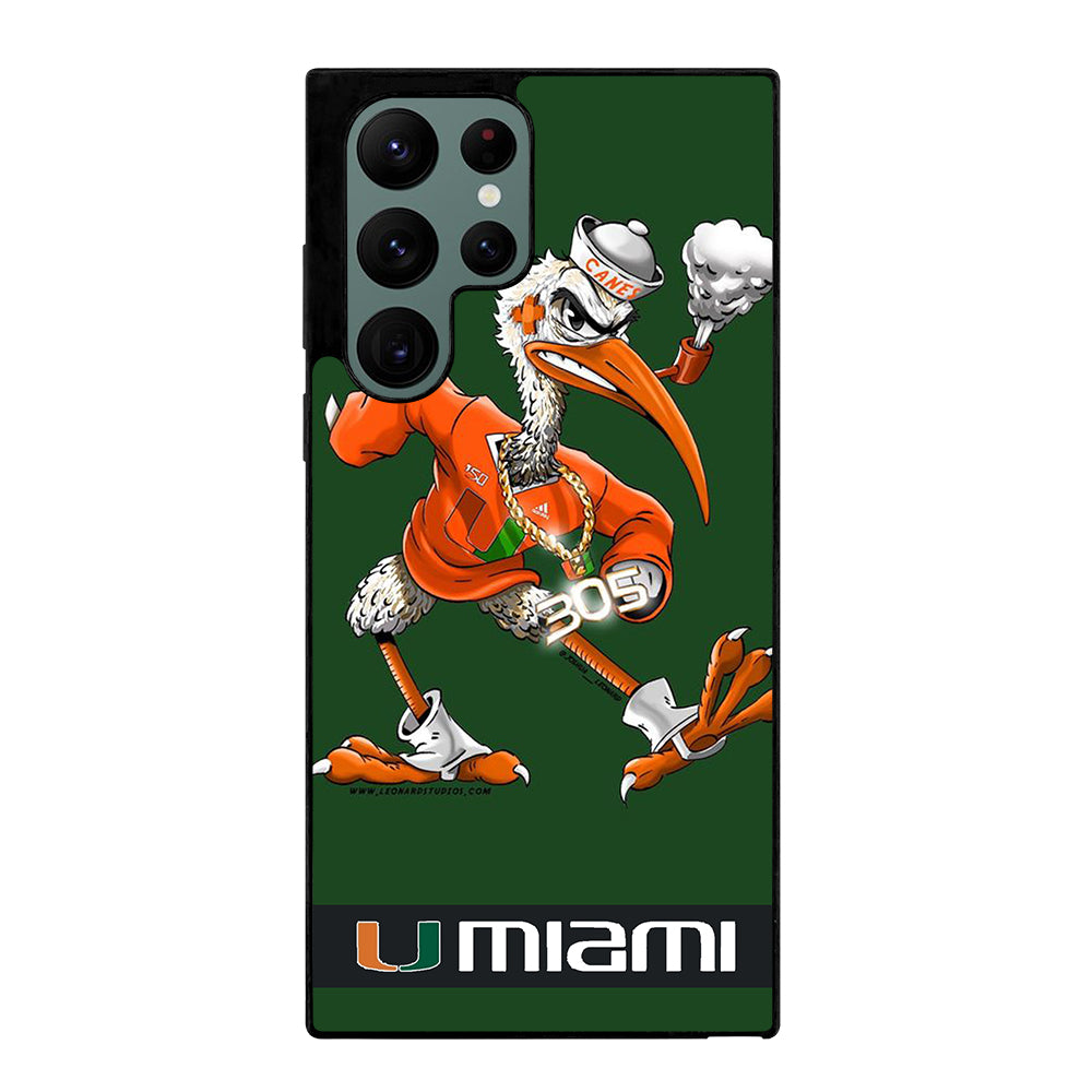 MIAMI HURRICANES MASCOT Samsung Galaxy S22 Ultra Case Cover