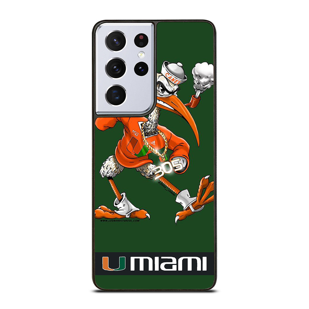 MIAMI HURRICANES MASCOT Samsung Galaxy S21 Ultra Case Cover