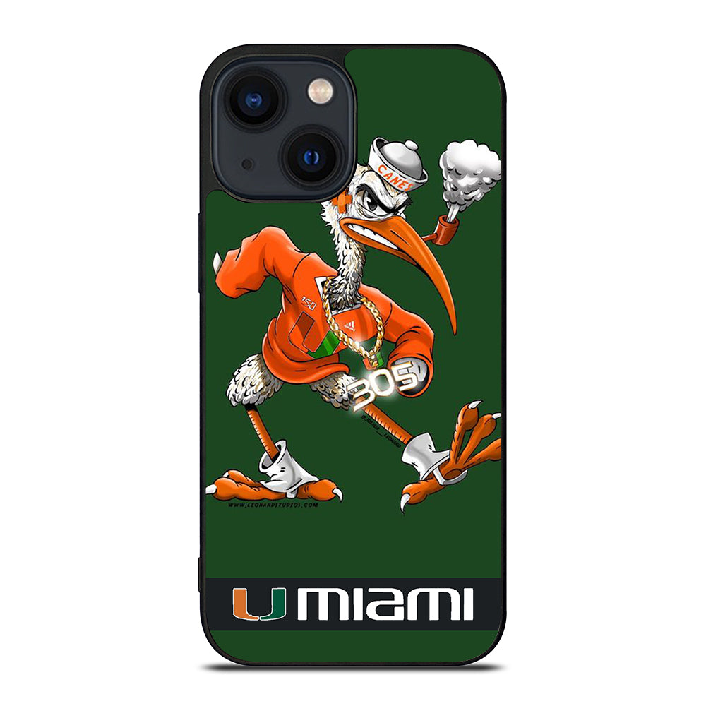 MIAMI HURRICANES MASCOT iPhone 14 Plus Case Cover