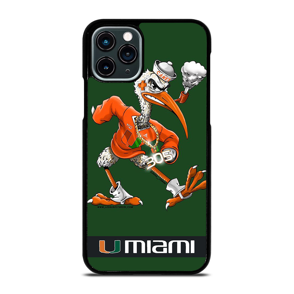 MIAMI HURRICANES MASCOT iPhone 11 Pro Case Cover