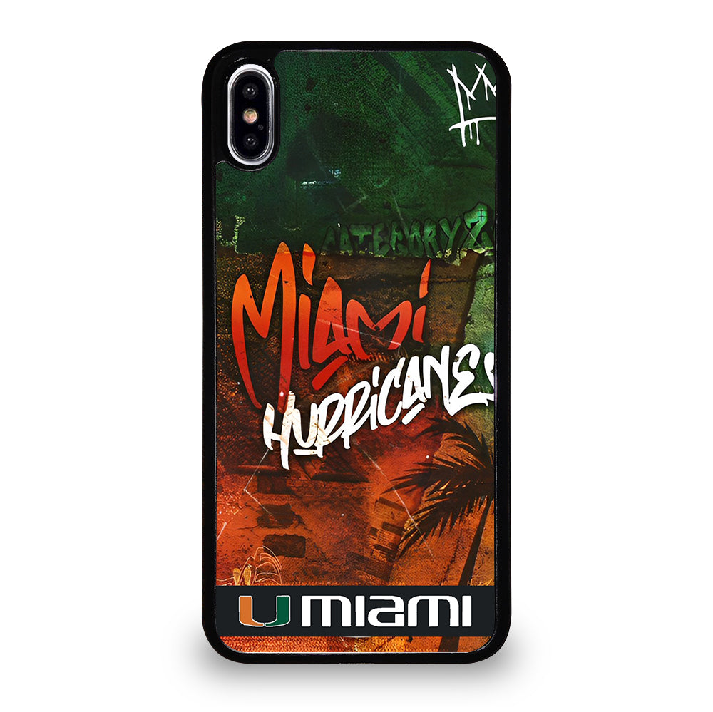 MIAMI HURRICANES iPhone XS Max Case Cover