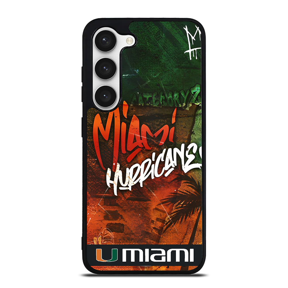 MIAMI HURRICANES Samsung Galaxy S23 Case Cover