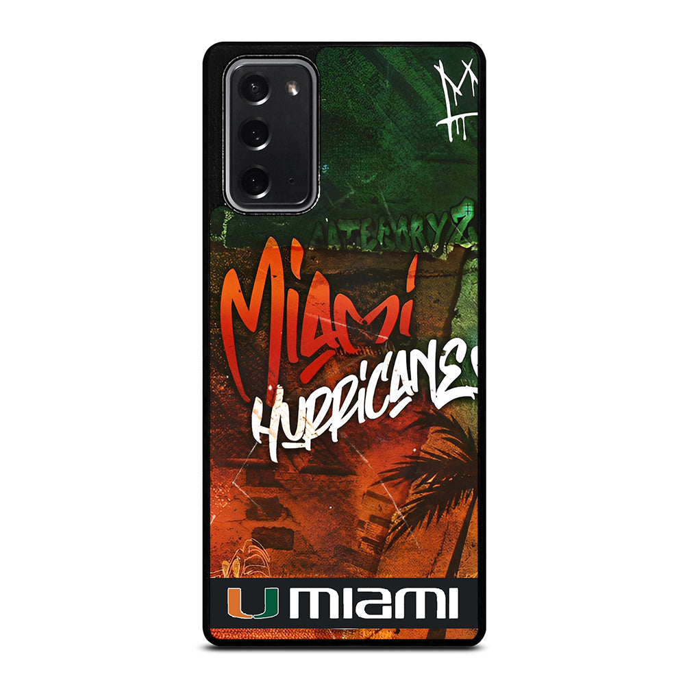 MIAMI HURRICANES Samsung Galaxy Note 20 Case Cover
