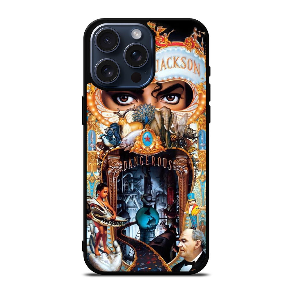 MICHAEL JACKSON ART DANGEROUS iPhone 15 Pro Max Case Cover