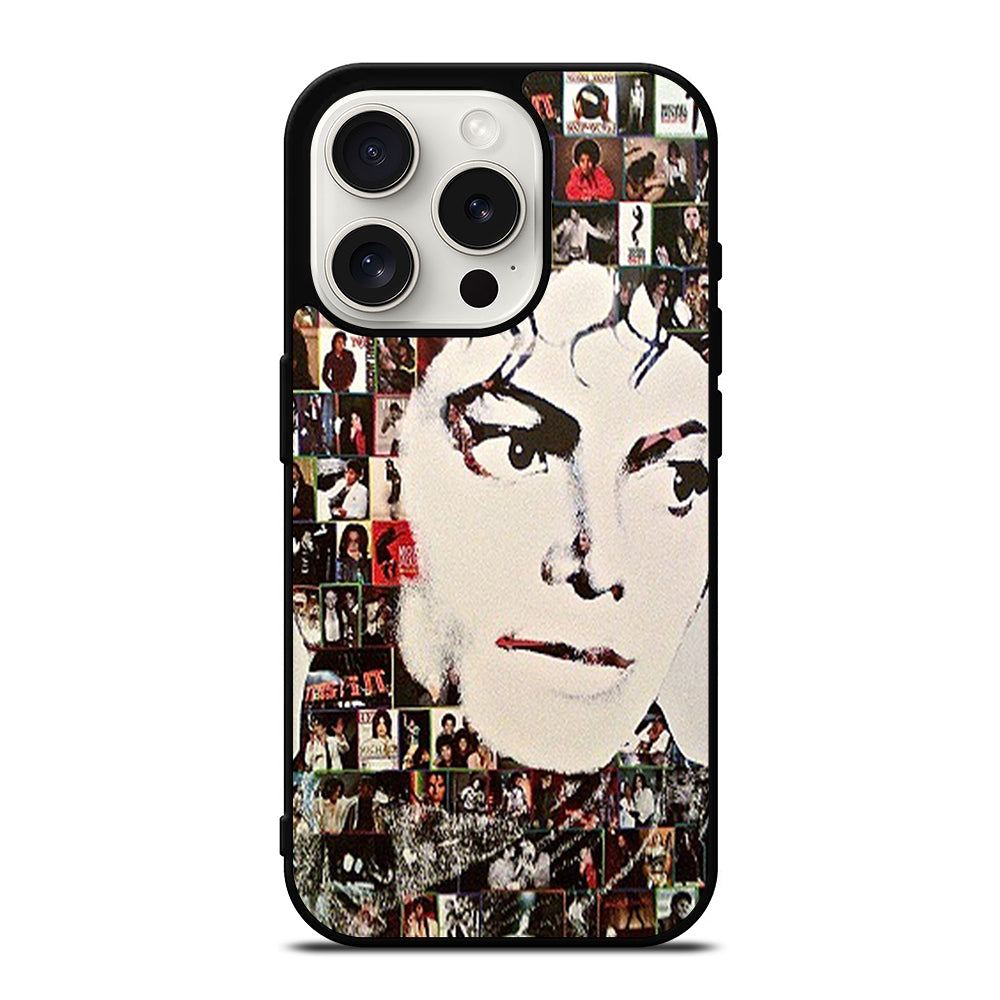 MICHAEL JACKSON COLLAGE ART iPhone 15 Pro Case Cover
