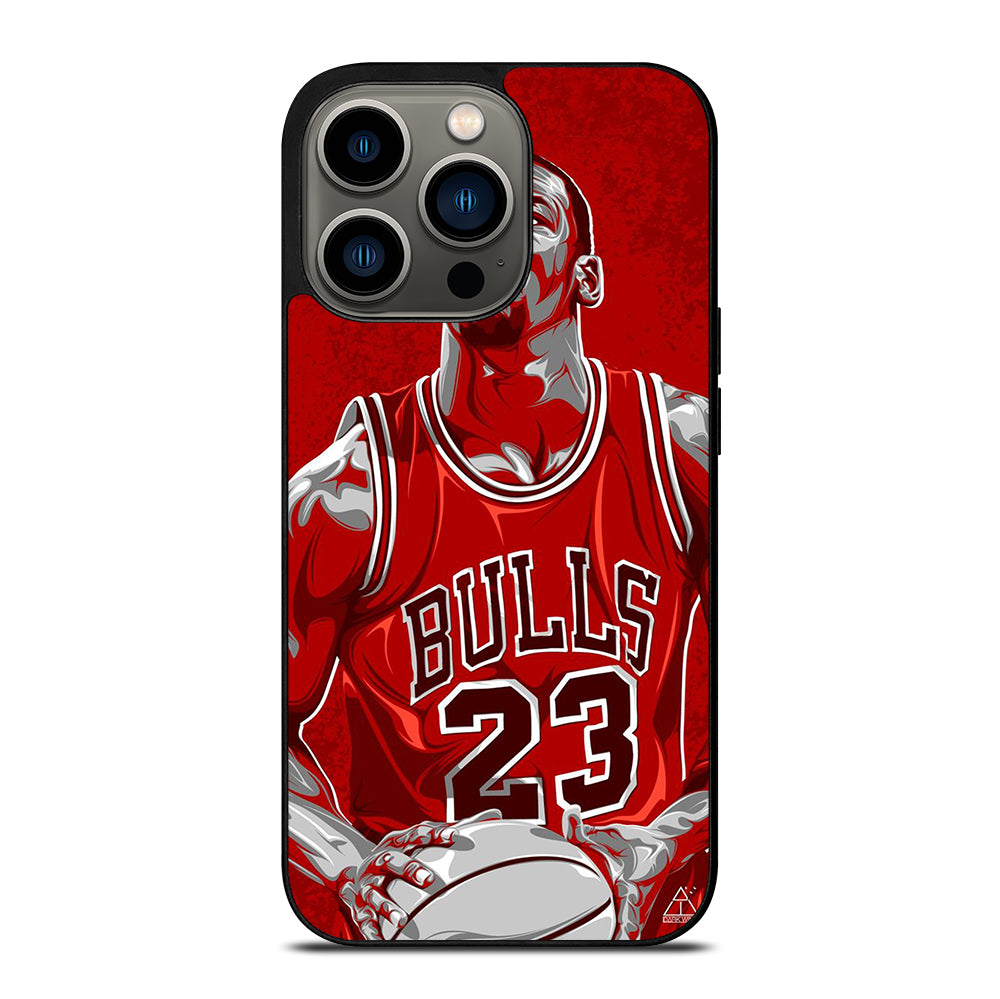 MICHAEL JORDAN ART NBA iPhone 13 Pro Case Cover