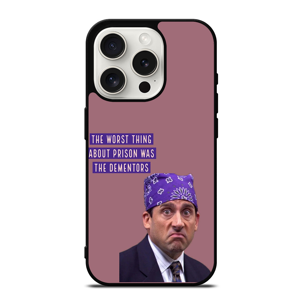 MICHAEL SCOTT THE OFFICE QUOTE iPhone 15 Pro Case Cover