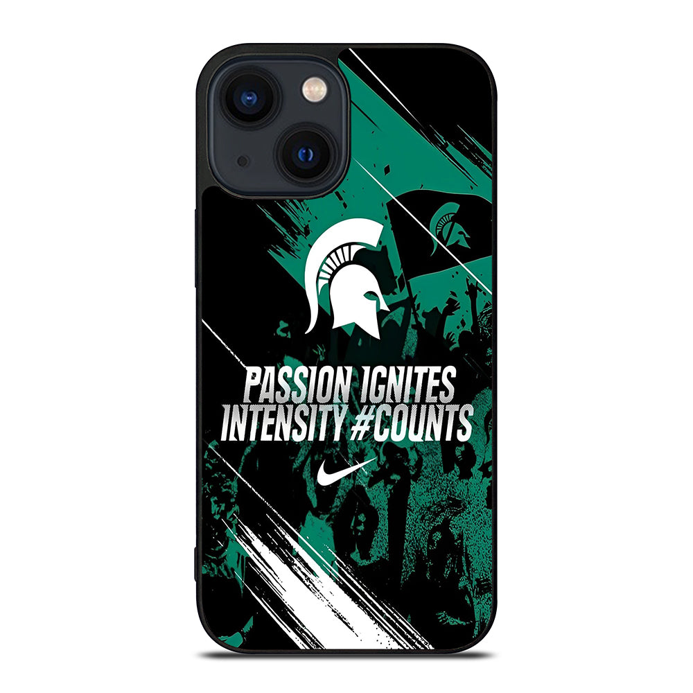 MICHIGAN STATE SPARTANS NFL SYMBOL iPhone 14 Plus Case Cover