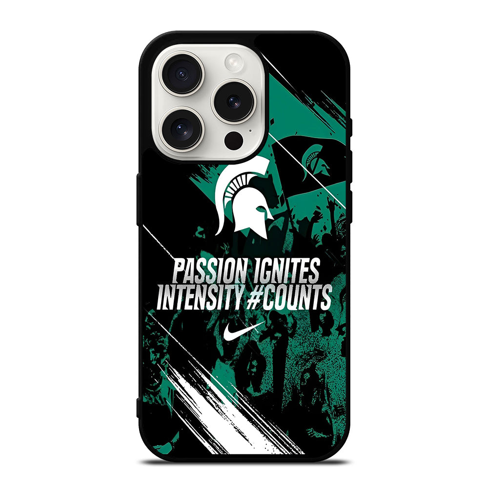 MICHIGAN STATE SPARTANS NFL SYMBOL iPhone 15 Pro Case Cover