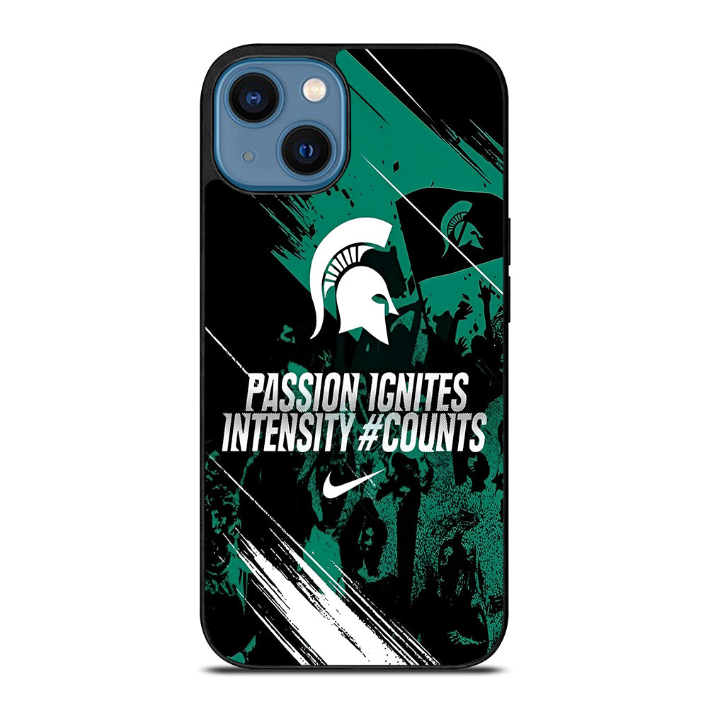 MICHIGAN STATE SPARTANS NFL SYMBOL iPhone 14 Case Cover