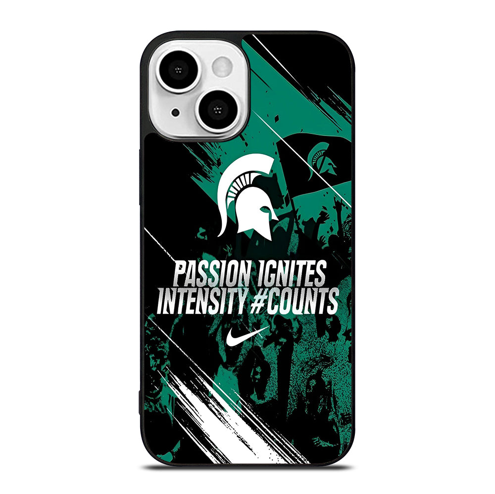 MICHIGAN STATE SPARTANS NFL SYMBOL iPhone 13 Mini Case Cover