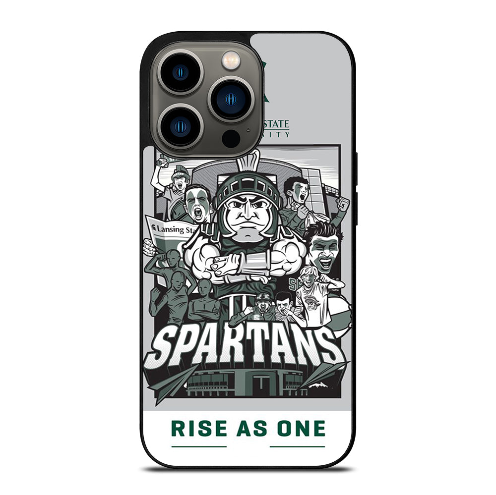 MICHIGAN STATE UNIVERSITY MSU LOGO 2 iPhone 13 Pro Case Cover