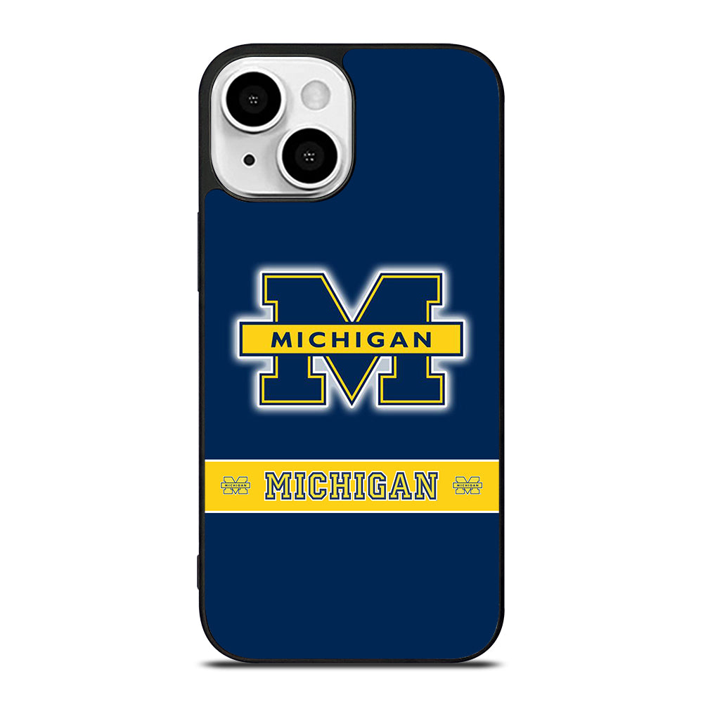 MICHIGAN WOLVERINES LOGO iPhone 13 Mini Case Cover