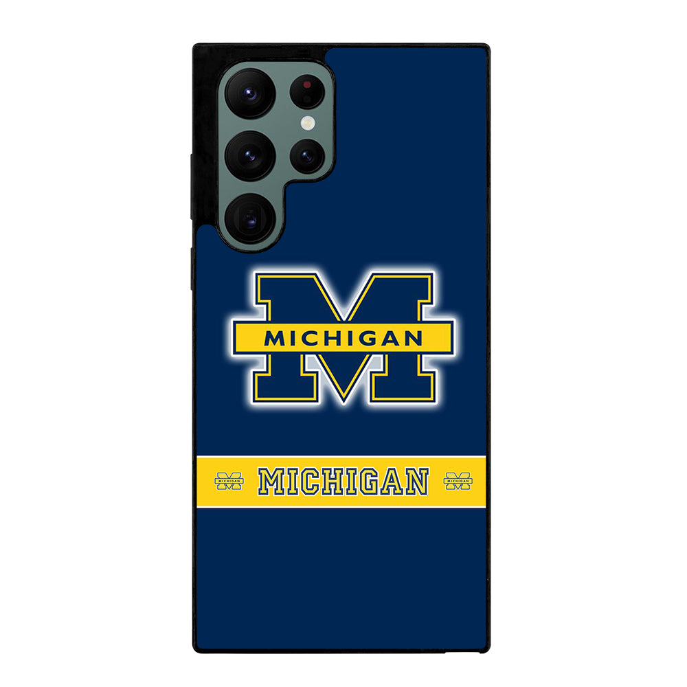 MICHIGAN WOLVERINES LOGO Samsung Galaxy S22 Ultra Case Cover