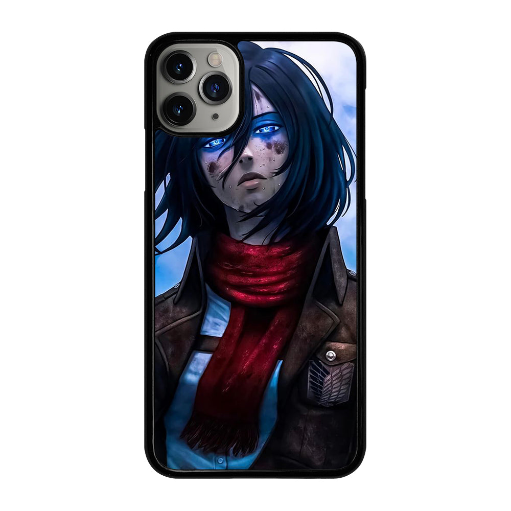 MIKASA ACKERMAN ATTACK ON TITAN ANIME SERIES iPhone 11 Pro Max Case Cover