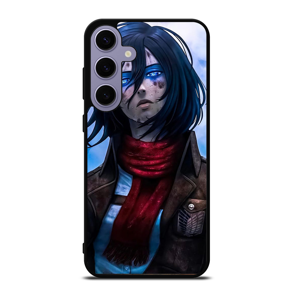 MIKASA ACKERMAN ATTACK ON TITAN ANIME SERIES Samsung Galaxy S24 Plus Case Cover