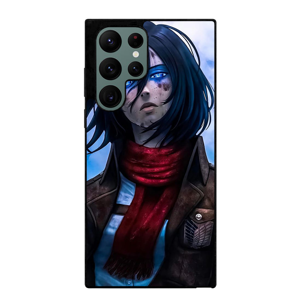 MIKASA ACKERMAN ATTACK ON TITAN ANIME SERIES Samsung Galaxy S22 Ultra Case Cover