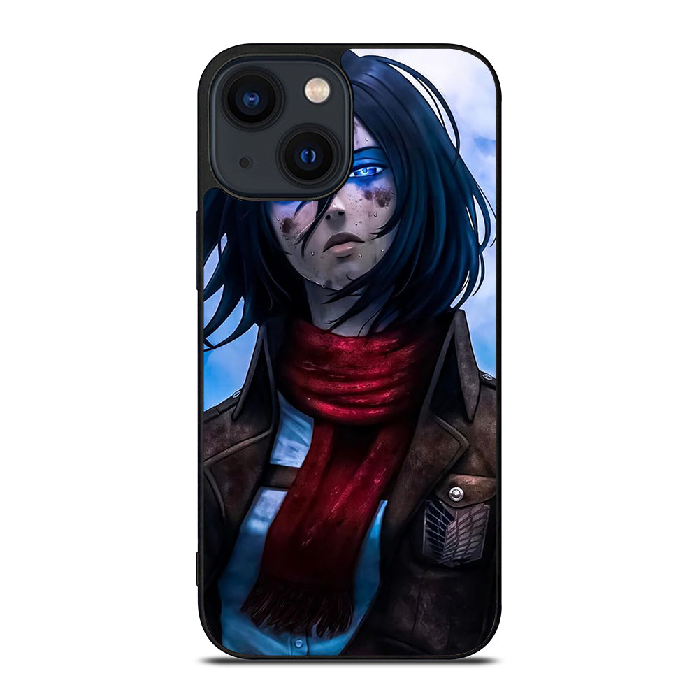 MIKASA ACKERMAN ATTACK ON TITAN ANIME SERIES iPhone 14 Plus Case Cover
