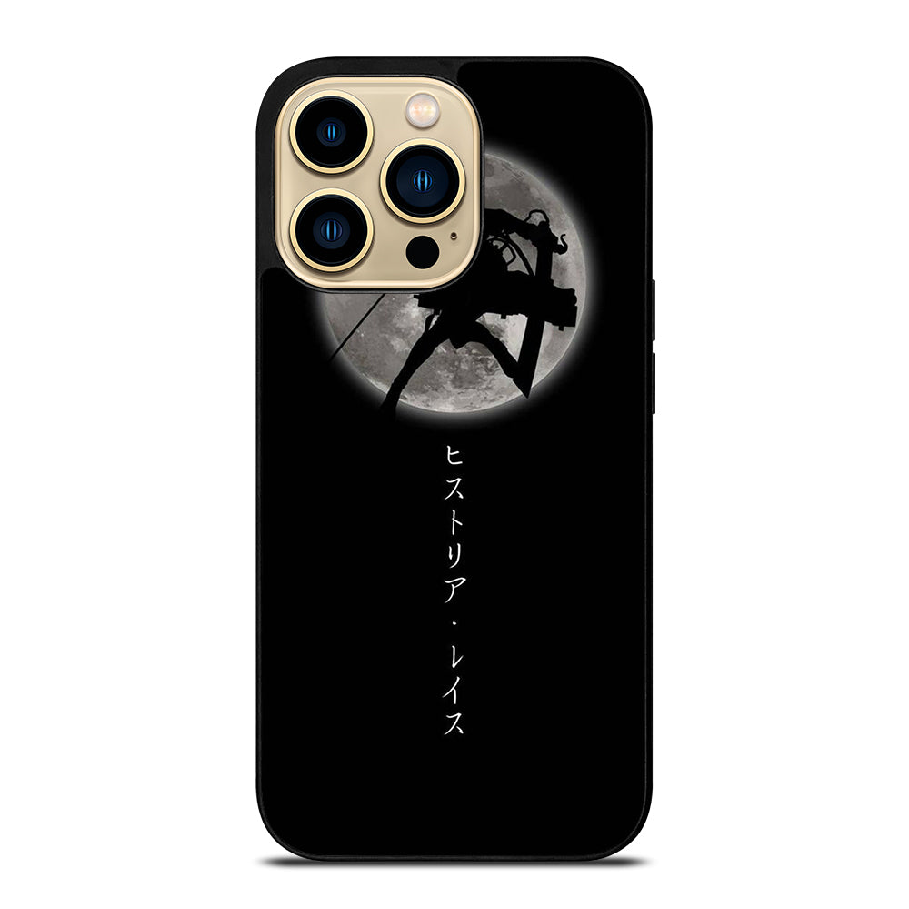 MIKASA ACKERMAN SHADOW ATTACK ON TITAN iPhone 14 Pro Max Case Cover