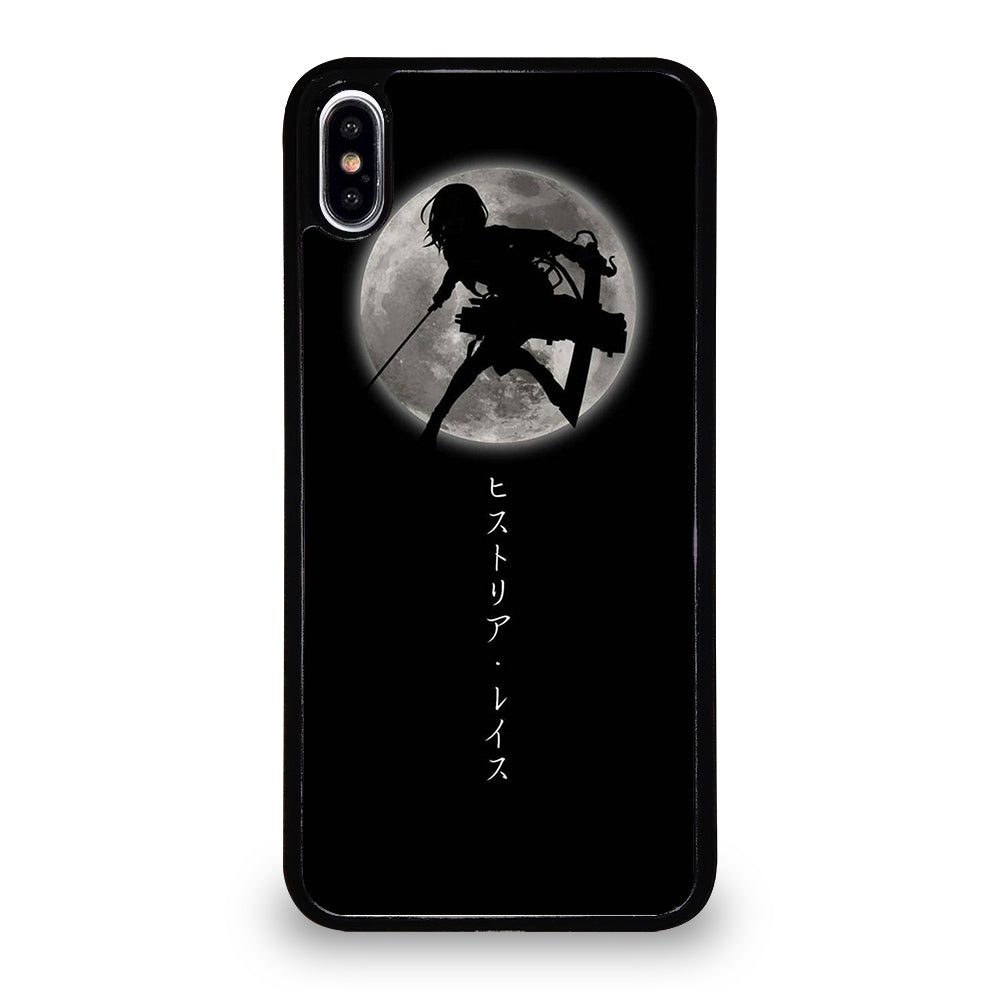 MIKASA ACKERMAN SHADOW ATTACK ON TITAN iPhone XS Max Case Cover