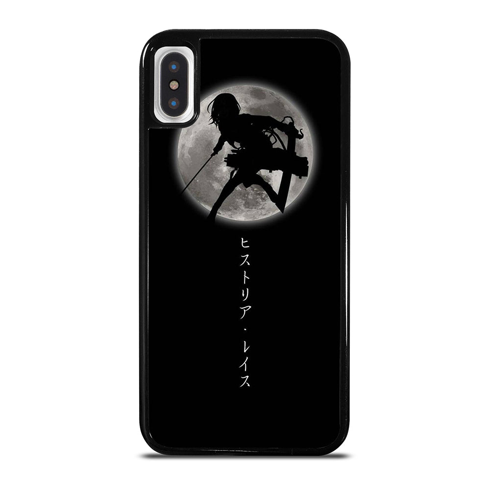 MIKASA ACKERMAN SHADOW ATTACK ON TITAN iPhone X / XS Case Cover