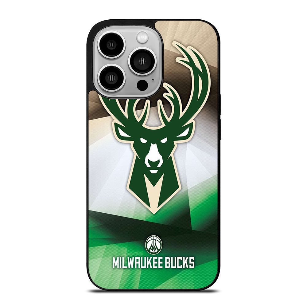 MILWAUKEE BUCKS LOGO BASKETBALL iPhone 14 Pro Case Cover