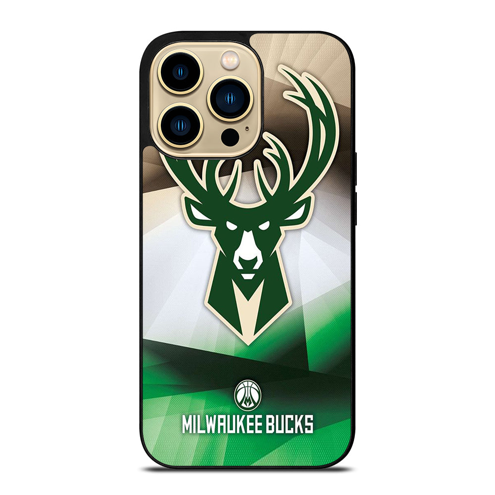 MILWAUKEE BUCKS LOGO BASKETBALL iPhone 14 Pro Max Case Cover